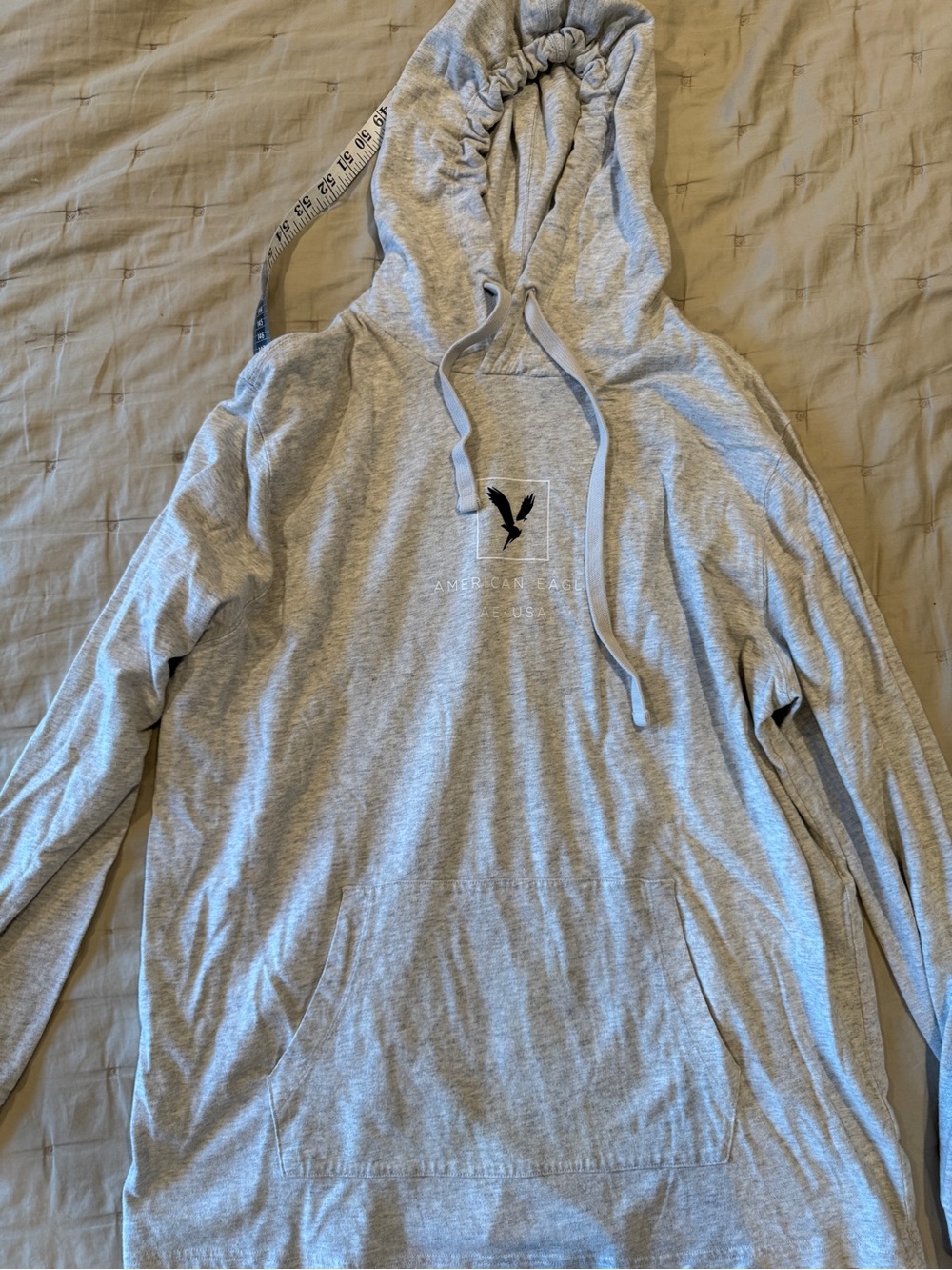 American Eagle Heather Gray Super Soft Hoodie